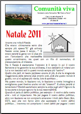 bollettino Natale 2011